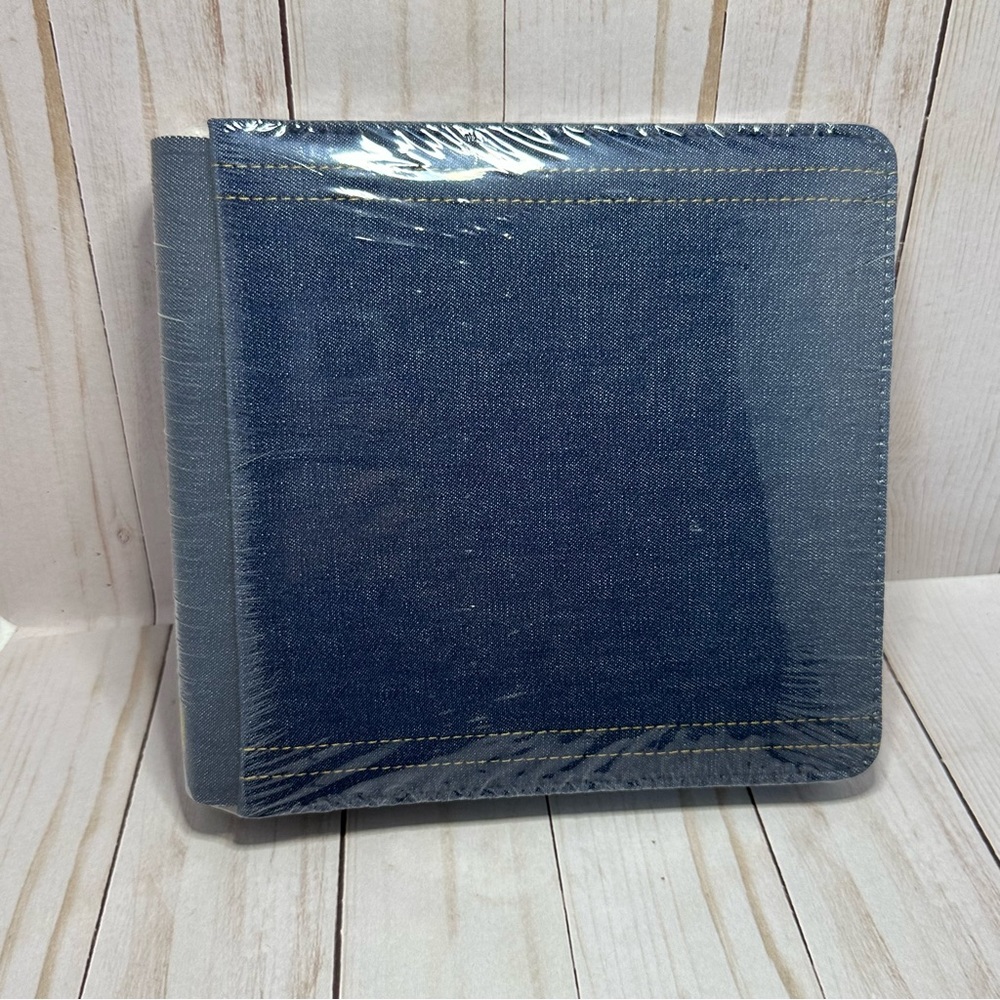 Creative Memories Denim 7x7 Scrapbook Album- Blue